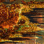 Картина янтарная "Дома у воды" 60х80 см, фотография 6. Интернет-магазин ЛАВКА ПОДАРКОВ