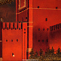 Картина янтарная "Спасская башня ночью" 60х80 см, фотография 6. Интернет-магазин ЛАВКА ПОДАРКОВ