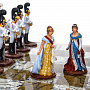 Шахматы стеклянные "Аустерлиц" с фигурами из олова 32х32 см, фотография 7. Интернет-магазин ЛАВКА ПОДАРКОВ