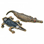 Шкатулка "Крокодил". Традиции Фаберже, фотография 3. Интернет-магазин ЛАВКА ПОДАРКОВ