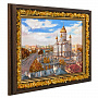 Картина янтарная "Храм Христа Спасителя" 24х15 см, фотография 1. Интернет-магазин ЛАВКА ПОДАРКОВ