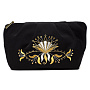 Косметичка "Аида". Черная с вышивкой, фотография 2. Интернет-магазин ЛАВКА ПОДАРКОВ