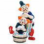 Керамическая статуэтка "Клоун в тазике", фотография 2. Интернет-магазин ЛАВКА ПОДАРКОВ