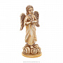 Христианская оловянная миниатюра "Ангел с цветком", фотография 4. Интернет-магазин ЛАВКА ПОДАРКОВ