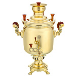 0063372/5л-банка Самовар жаровой латунный