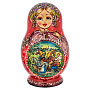 Матрешка "Тройка" 7 мест, фотография 2. Интернет-магазин ЛАВКА ПОДАРКОВ