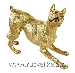 9022/п Бронза скульптура "Боксер" патинированный 14,5*9,5см 