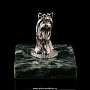 Сувенир из серебра на камне "Йоркширский терьер", фотография 2. Интернет-магазин ЛАВКА ПОДАРКОВ