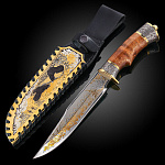 0050944 Златоуст Оружие сувенирное НОЖ "Таганай",(с накладкой)NZK4537