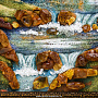 Картина янтарная "Осенняя безмятежность" 60х40 см, фотография 5. Интернет-магазин ЛАВКА ПОДАРКОВ