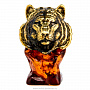 Статуэтка с янтарем "Бюст тигра", фотография 1. Интернет-магазин ЛАВКА ПОДАРКОВ