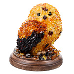 Скульптура из янтаря "Сова"