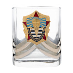 Стеклянный стакан для виски 250 мл с эмблемой "ВДВ"