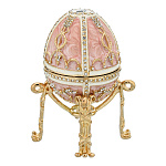 200054/ Е402р-04 Традиции ФАБЕРЖЕ Сувенир ЯЙЦО пасх.со стрелами с клоуном 