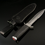 0049616 Златоуст Нож разделочный Волк-2 т.(резина) нерж