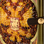 Шахматный ларец с инкрустацией из янтаря "Книга с гербом", фотография 7. Интернет-магазин ЛАВКА ПОДАРКОВ