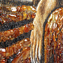 Картина янтарная "Лев" 60х80 см, фотография 4. Интернет-магазин ЛАВКА ПОДАРКОВ