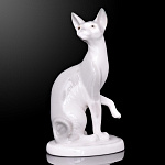 0032119/82.69691.00.1 ЛФЗ СКУЛЬПТУРА "Кошка-сфинкс Серый" МЛ1