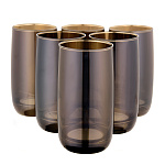  ГХСЗ RNGSН9369 Набор 6 СТАКАНОВ 330мл "ГОРЬКИЙ ШОКОЛАД"  3