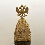 0017046  Сувенир КОЛОКОЛЬЧИК "Москва" Бронза 