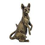 0070978 Бронза Скульптура КОТ "СФИНКС" 