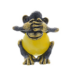 0047229/157.3 Сувенир Обезьяна не вижу Сувенир (белый)