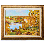 Картина янтарная "Ясный день" 30х40 см