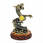 Статуэтка с янтарем "Дракон Мушу", фотография 7. Интернет-магазин ЛАВКА ПОДАРКОВ