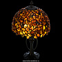 Настольная лампа из янтаря и бронзы. Высота 42 см, фотография 3. Интернет-магазин ЛАВКА ПОДАРКОВ