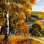 Янтарная картина "Пейзаж №15" 28х20 см, фотография 3. Интернет-магазин ЛАВКА ПОДАРКОВ