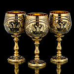 11576 Златоуст НАБОР РЮМОК "ТЮЛЬПАН РФ" 3 шт в П/У NAW-TR3