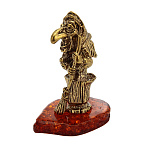 0045431/1593 Сувенир Баба Яга В СТУПЕ С МЕТЛОЙ  коньячный