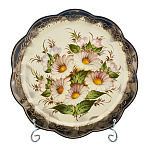 Поднос с авторской росписью "Ромашки" 33х33 см