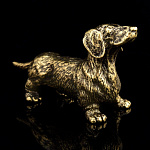 0019190 Бронза Статуэтка "ТАКСА" 3см  (44740) в ассортименте