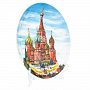 Тарелка сувенирная "Храм Василия Блаженного", фотография 2. Интернет-магазин ЛАВКА ПОДАРКОВ