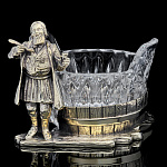 0064953/Э-М Икорница "Купец с хрусталем" 