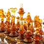 Шахматы из карельской березы с фигурами из янтаря, фотография 8. Интернет-магазин ЛАВКА ПОДАРКОВ