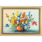 0039556/2505 НАТЮРМОРТ "Полевые цветы" 20*30см багет 
