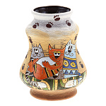  Керамика ВАЗА снеговик "КОТОВАСИЯ"