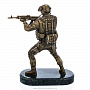 Бронзовая скульптура "Спецназовец", фотография 3. Интернет-магазин ЛАВКА ПОДАРКОВ