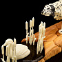 Скульптура из бивня мамонта "Сеттер на охоте" , фотография 2. Интернет-магазин ЛАВКА ПОДАРКОВ