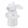 Скульптура из натурального камня "Кролик в шляпе". Ангидрид, фотография 1. Интернет-магазин ЛАВКА ПОДАРКОВ