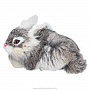 Игрушка из меха "Пушистый кролик", фотография 1. Интернет-магазин ЛАВКА ПОДАРКОВ