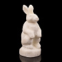 Статуэтка из кости "Кролик на пенечке", фотография 1. Интернет-магазин ЛАВКА ПОДАРКОВ