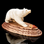 Скульптура из рога лося "Медведь", фотография 2. Интернет-магазин ЛАВКА ПОДАРКОВ