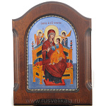 Икона Богоматери "Всецарица" 14,5 х 19 см