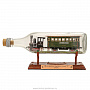 Модель в бутылке "Маневровый паровоз серии "Т" 1915 г.", фотография 1. Интернет-магазин ЛАВКА ПОДАРКОВ