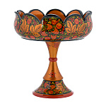 0076467 Хохлома ФРУКТОВНИЦА  ЯГОДЫ 28*29см 