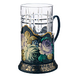 Подстаканник с авторской росписью "Цветы"