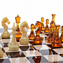 Шахматы с янтарными фигурами "Классические" 48х48 см, фотография 6. Интернет-магазин ЛАВКА ПОДАРКОВ